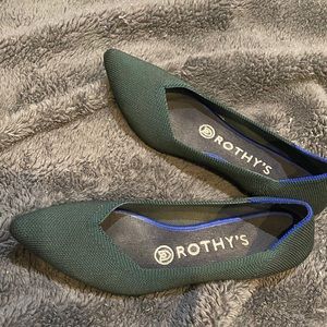 Rothys Emerald The Point Flats 6